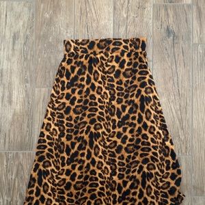 Cheetah Midi Skirt